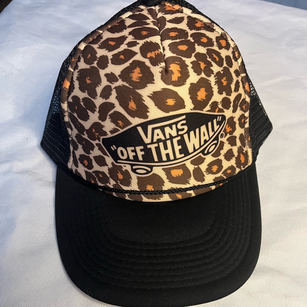 Vans Leopard and Checkered Caps Set
